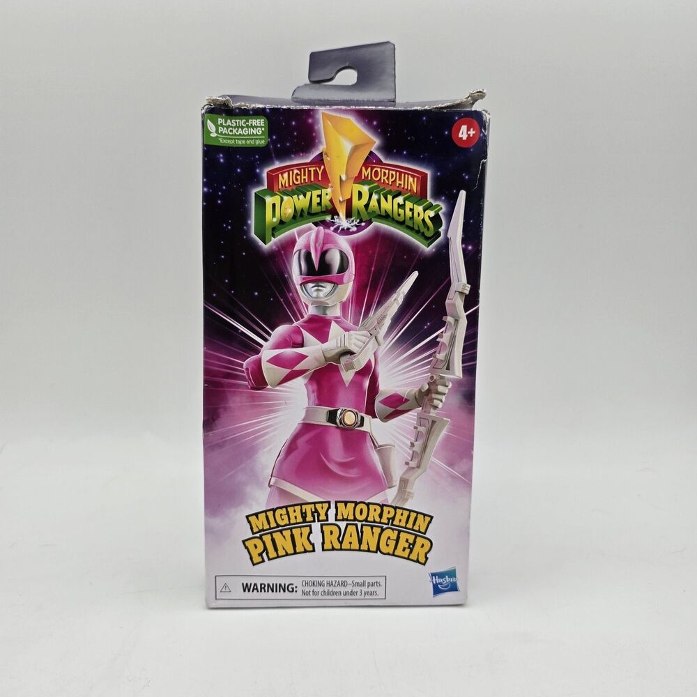 Mighty Morphin Power Rangers Pink Ranger Figure 30th Anniversary VHS box Hasbro